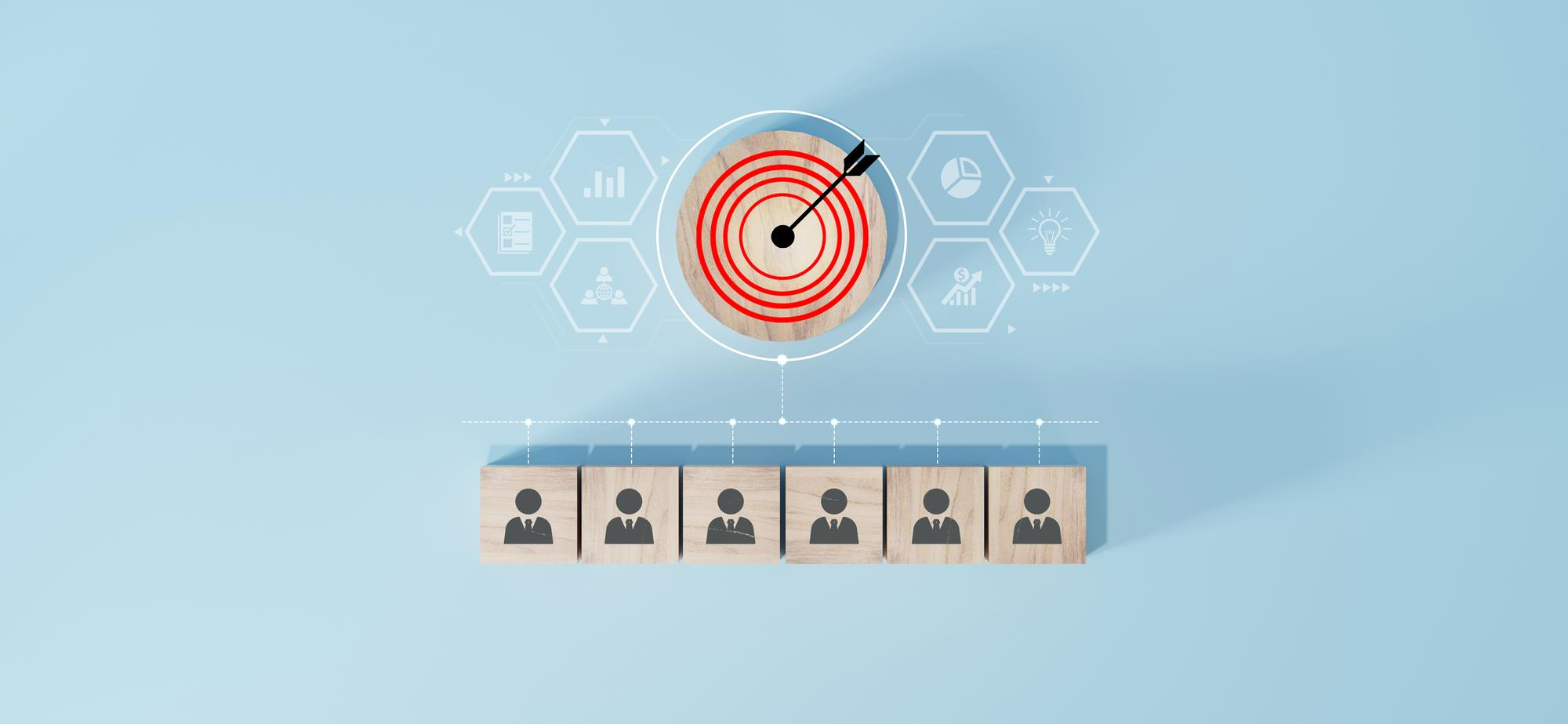 ورقة الغش الخاصة بأحجام الأهداف المتاحة